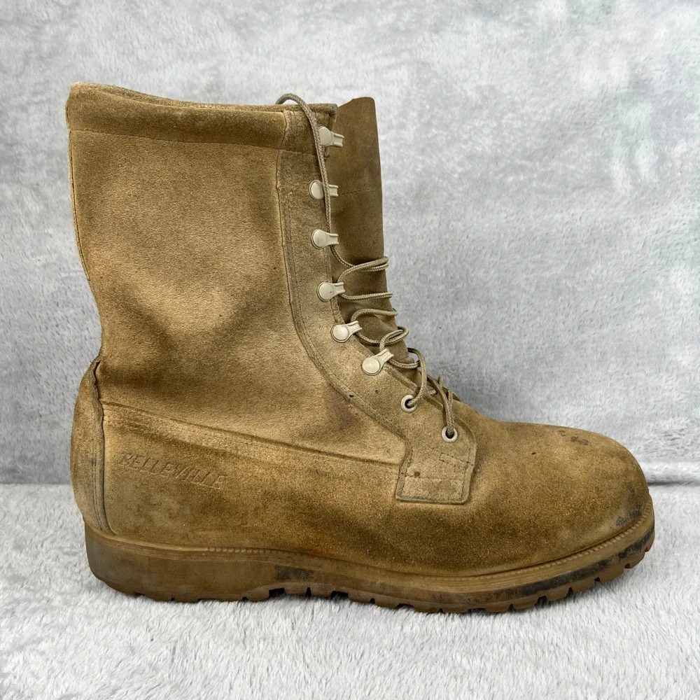 Belleville Gore-Tex ICWT Combat Boots 12.5 R Tan Men Military Tactical Suede